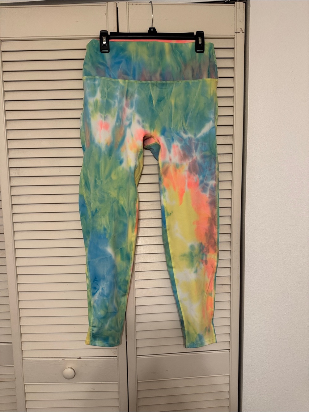 Zenana Outfitters Pastel Tie-Dye Leggings in Blue, Green, Yellow, Pink